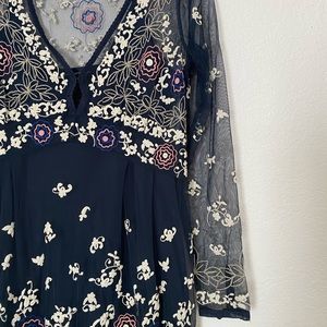 Lace Embroidered French Connection Dress